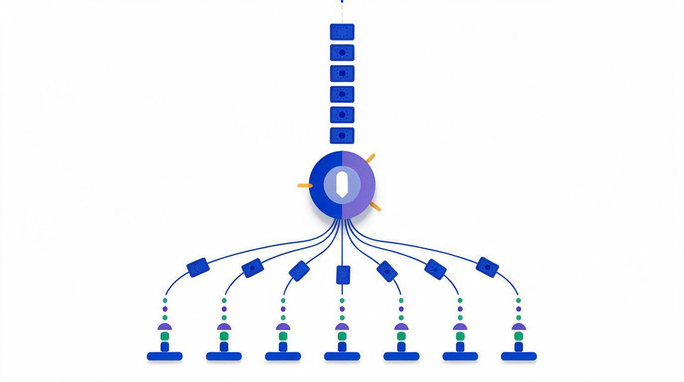 Round-robin distribution of incoming leads across counsellors