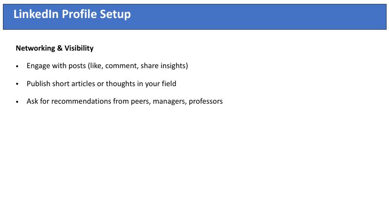 Slide 8 of ITRC's resume-writing PDF: a title bar and bullet points on a white background